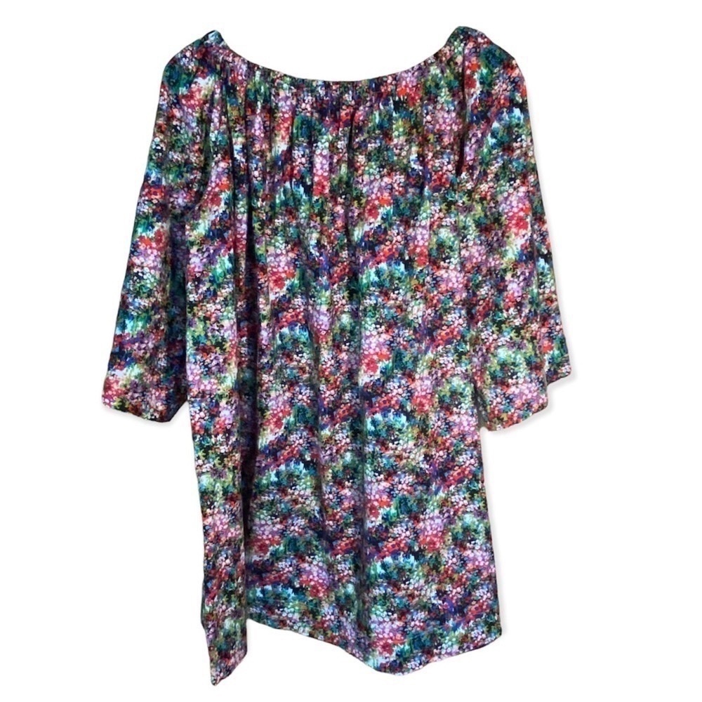 Handmade Homemade Floral Shift Dress Muumuu Size Medium - Picture 10 of 10